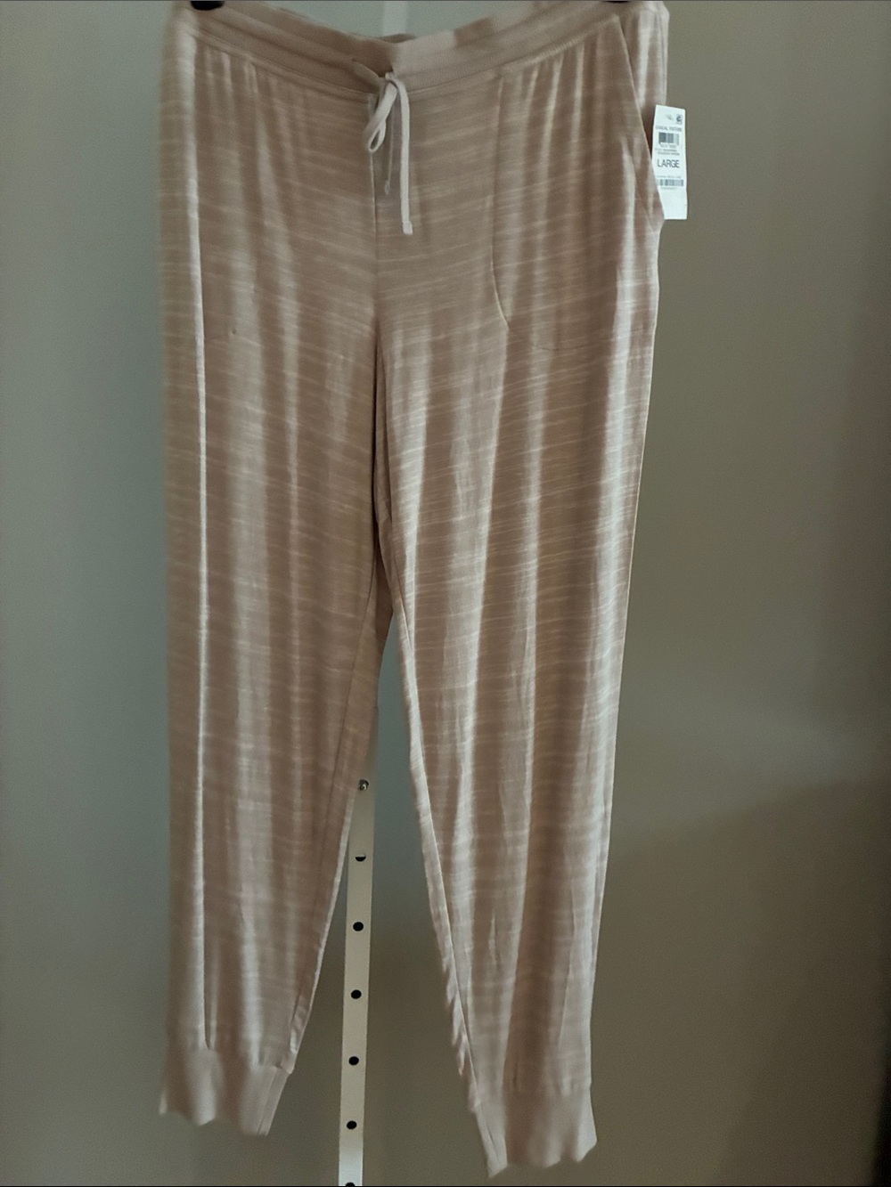 Alfani Light Taupe Drawstring Lounge Joggers